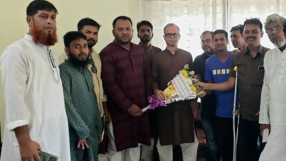বিজিএমইএর নবনির্বাচিত সভাপতিকে নিজ উপজেলায় সংবর্ধনা