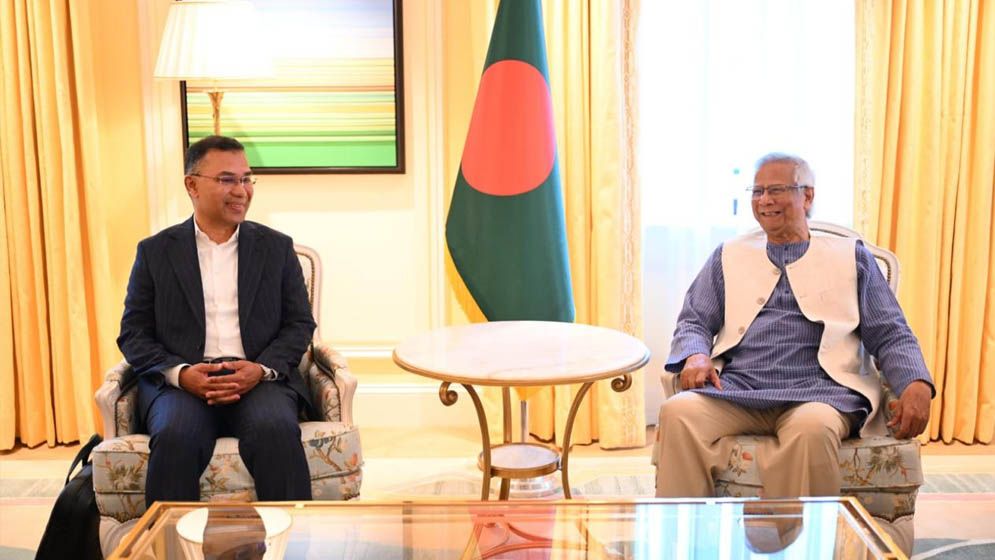 ড. ইউনূসের সঙ্গে তারেক রহমানের বৈঠক, দেখুন ছবিতে