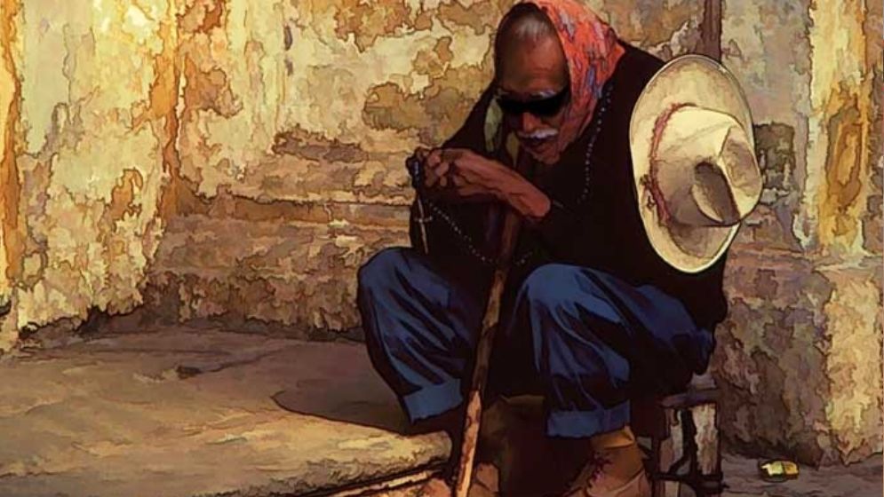 একটু হাসি: ভিক্ষুকের অন্ধত্ব