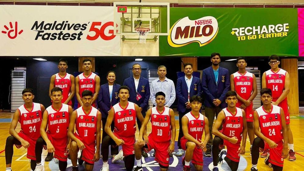 দক্ষিণ এশিয়ান বাস্কেটবলে ব্রোঞ্জ জয় বাংলাদেশের