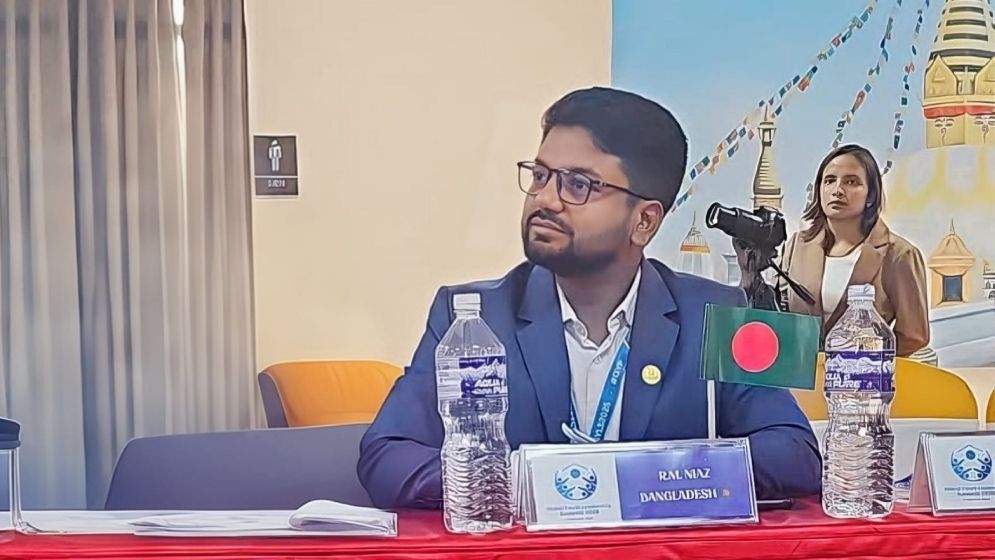 গ্লোবাল ইয়ুথ লিডারশিপ অ্যাওয়ার্ড পেলেন সাংবাদিক নিয়াজ মাহমুদ