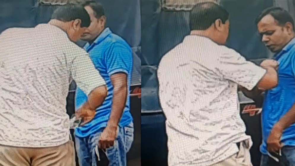 ইউপি চেয়ারম্যান-পুলিশ সদস্যের ঘুস লেনদেনের ভিডিও ফাঁস