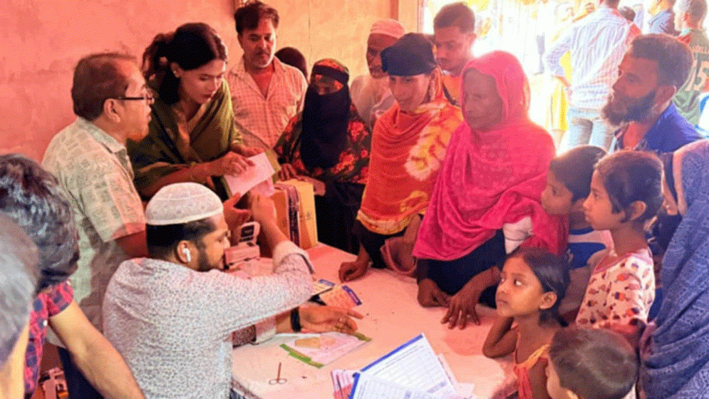 চুনারুঘাটে ৫শ চা শ্রমিককে ফ্রি চিকিৎসাসেবা প্রদান