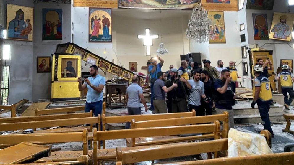 সিরিয়ার গির্জায় আত্মঘাতী বোমা হামলায় নিহত ২৫