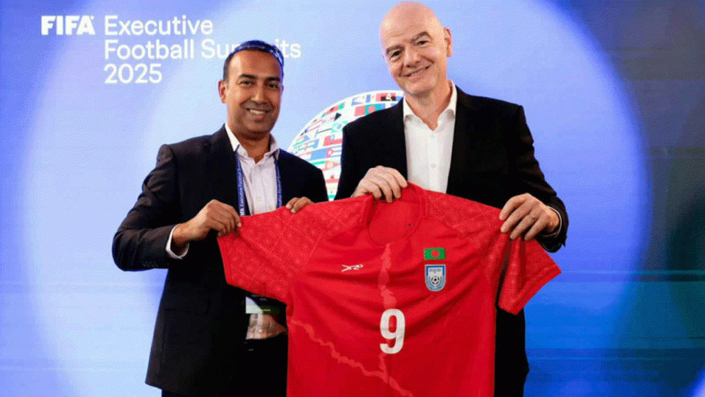 ফিফা সভাপতির সঙ্গে তাবিথ আউয়ালের সাক্ষাৎ