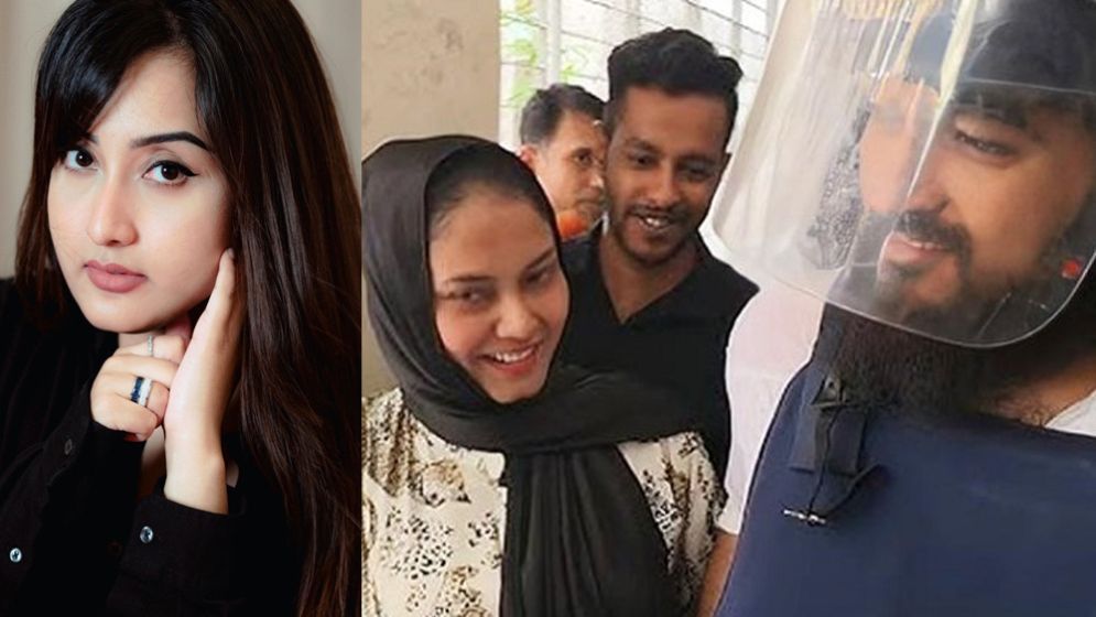 মুক্তির পর কারাচত্বরেই স্ত্রীকে বাইকে বসিয়ে ঘুরলেন নোবেল