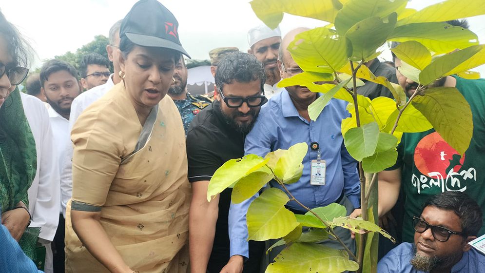 বৃক্ষরোপণ করে সবুজায়িত নগরী গড়ে তুলতে হবে: রিজওয়ানা