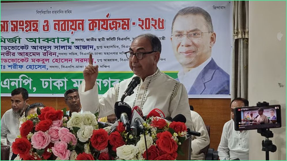 একটি গোষ্ঠী নির্বাচন পিছিয়ে জাতির সর্বনাশ করতে চাচ্ছে: মির্জা আব্বাস