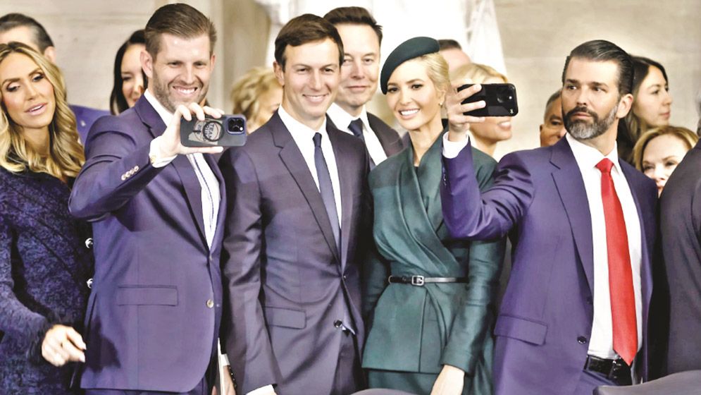 বুশ কেনেডির পর এবার ট্রাম্প বংশের রাজত্ব