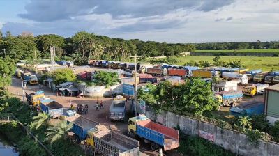 আখাউড়া স্থলবন্দরে আমদানি-রপ্তানি শুরু