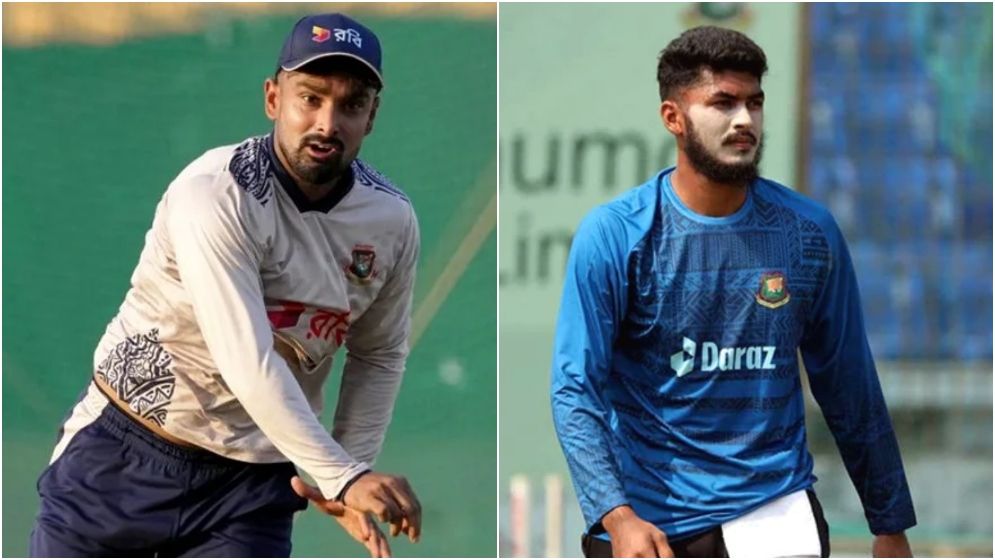 বাঁচামরার ম্যাচের আগে অনুশীলনে রিশাদ, নেই লিটন