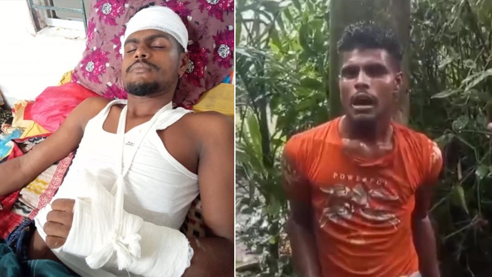 বোন বিয়েতে রাজি না হওয়ায় ভাইকে বিদ্যুতের খুঁটিতে বেঁধে নির্যাতন