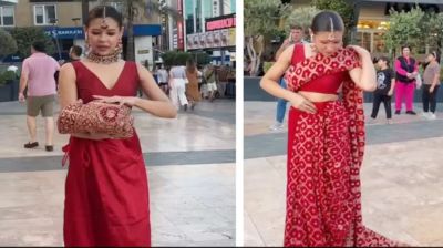 রাস্তার মাঝেই কাপড় বদলালেন মনিকা কবির, ভিডিও ভাইরাল