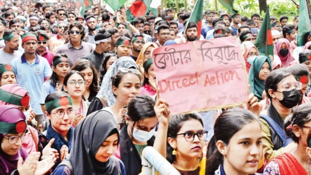 আন্দোলন চালিয়ে যাওয়ার ঘোষণা শিক্ষার্থীদের
