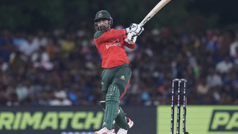 লিটন- শামীমের ব্যাটিং তাণ্ডবে চ্যালেঞ্জিং স্কোর