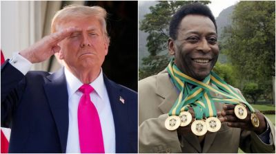 মেসি-রোনালদো নন, ট্রাম্পের সর্বকালের সেরা পেলে