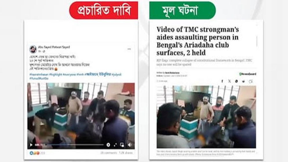 নারী নির্যাতনের ভিডিওটি বাংলাদেশের নয়, ভারতের