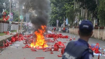 ‘ক্ষমতা থেকে উৎখাতের পরও আ.লীগের সশস্ত্র বাহিনী ও অংগসংগঠনগুলো সন্ত্রাস করছে’