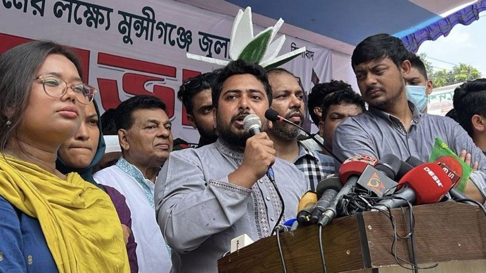 ‘মুজিববাদ’ শেষ না হওয়া পর্যন্ত লড়াই চলবে: নাহিদ ইসলাম