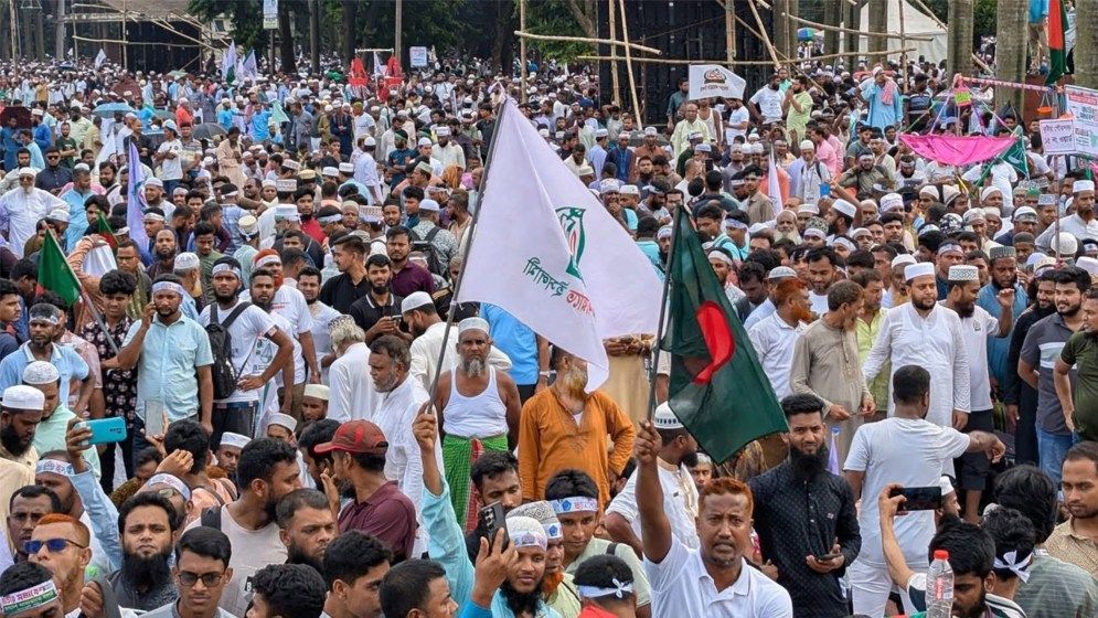 জামায়াতের সমাবেশ: কানায় কানায় পূর্ণ সোহরাওয়ার্দী উদ্যান