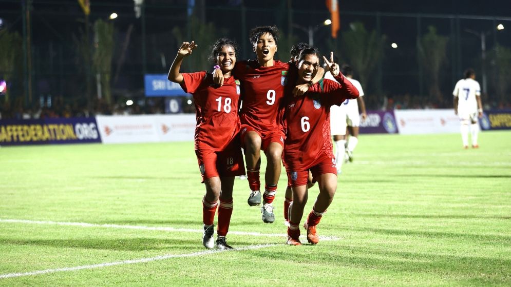 শ্রীলংকাকে ৫ গোল দিয়ে পাঁচে পাঁচ বাংলাদেশের