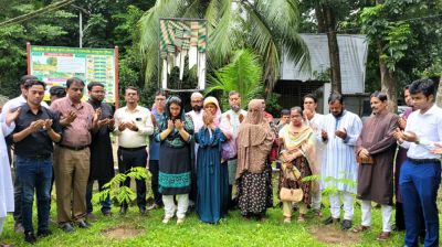 নবাবগঞ্জে জুলাই শহীদদের স্মরণে ‘এক শহীদ, এক বৃক্ষ’ কর্মসূচি