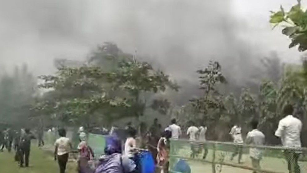 উত্তরায় বিমান বিধ্বস্তে অনেক হতাহতের শঙ্কা