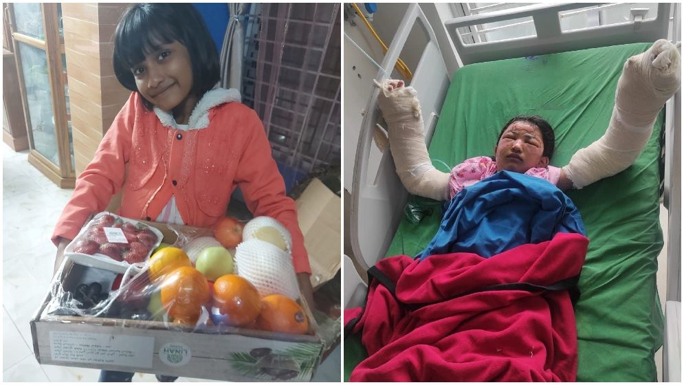 ‘আমাকে একটু ধরে রাখো, আমি পড়ে যাচ্ছি’