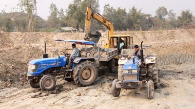 রৌমারীতে ভেকু মালিককে জেল-জরিমানা