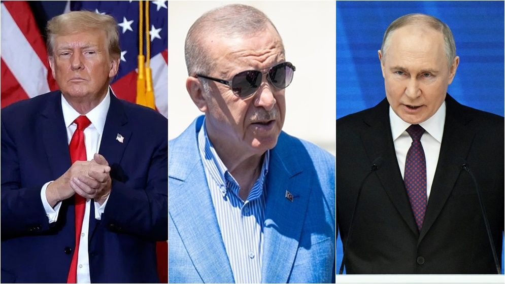 ইস্তাম্বুলে ট্রাম্প-পুতিনকে এক টেবিলে বসাতে চান এরদোগান