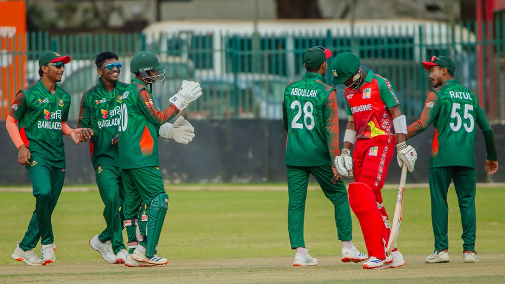 দ.আফ্রিকার পর জিম্বাবুয়েকে বড় ব্যবধানে হারাল বাংলাদেশ