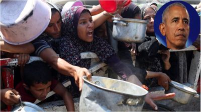 অনাহারে গাজাবাসীদের মৃত্যু রোধের আহ্বান বারাক ওবামার