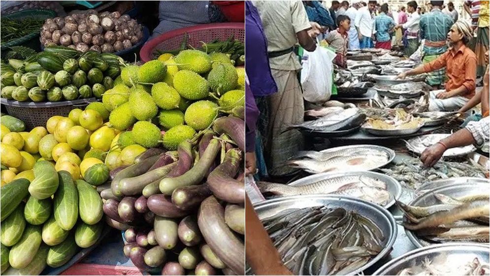 টানা বৃষ্টির প্রভাব কাঁচাবাজারে, ঊর্ধ্বমুখী মাছের দাম
