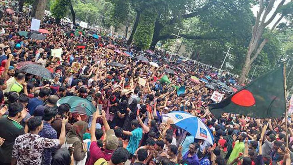 জুলাই আন্দোলনে আগুন জ্বালানো সেই ঘোষণা