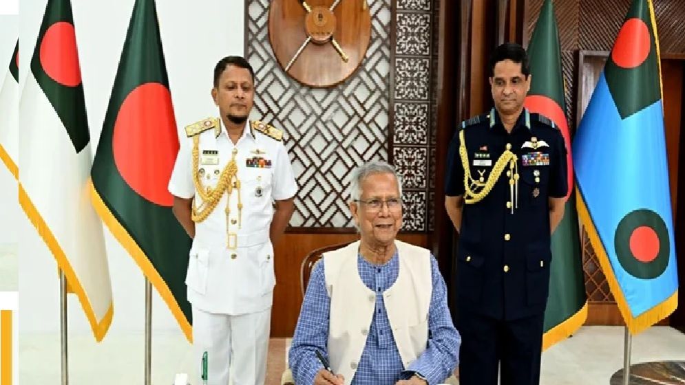 নৌবাহিনী ও বিমান বাহিনী নির্বাচনী পর্ষদের উদ্বোধন প্রধান উপদেষ্টার