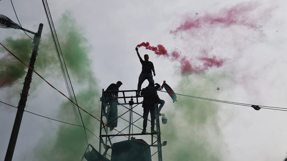 মানিক মিয়া অ্যাভিনিউতে ৩৬ জুলাই উদযাপন