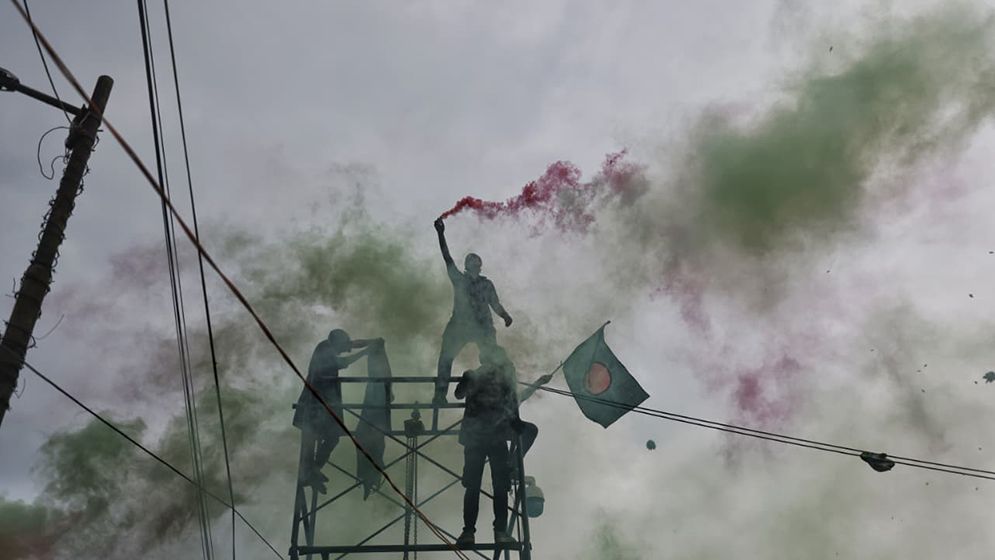 মানিক মিয়া অ্যাভিনিউতে ৩৬ জুলাই উদযাপন