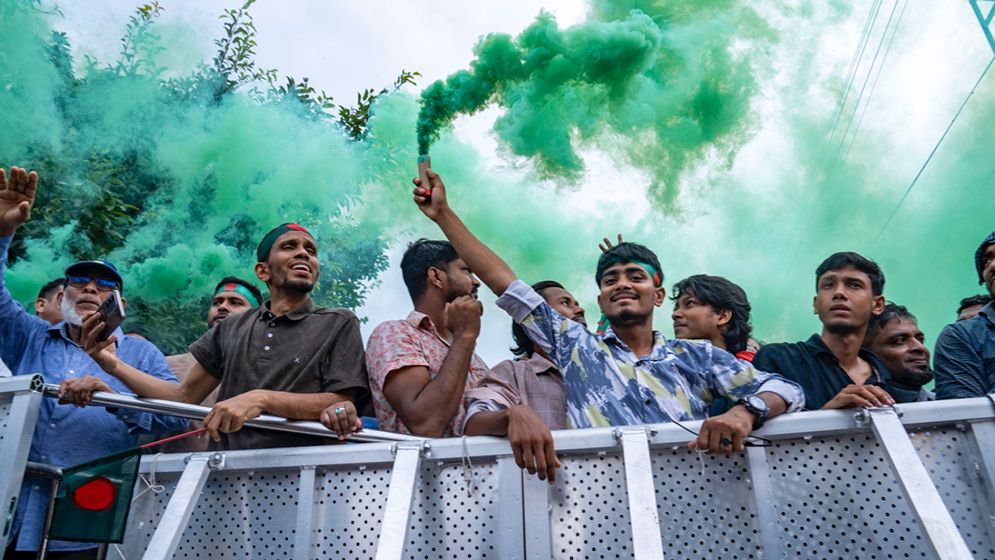 মানিক মিয়া অ্যাভিনিউতে ৩৬ জুলাই উদযাপন