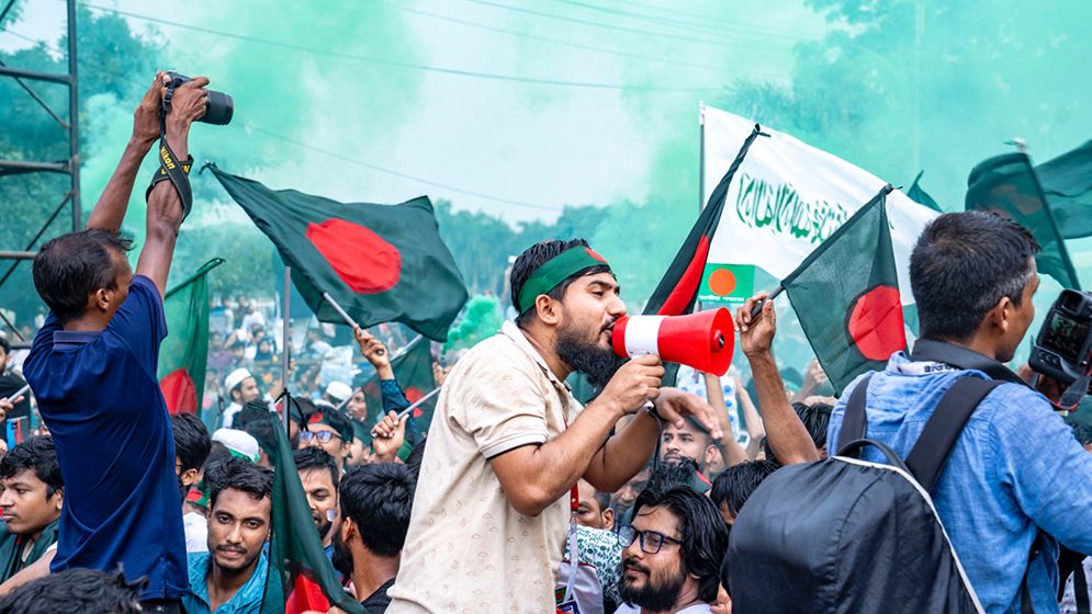 মানিক মিয়া অ্যাভিনিউতে ৩৬ জুলাই উদযাপন