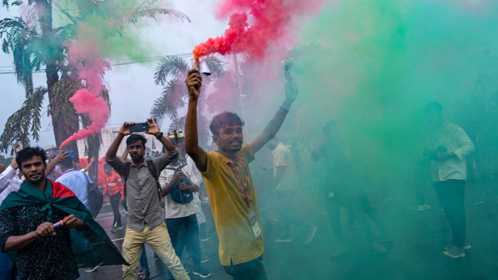 মানিক মিয়া অ্যাভিনিউতে ৩৬ জুলাই উদযাপন