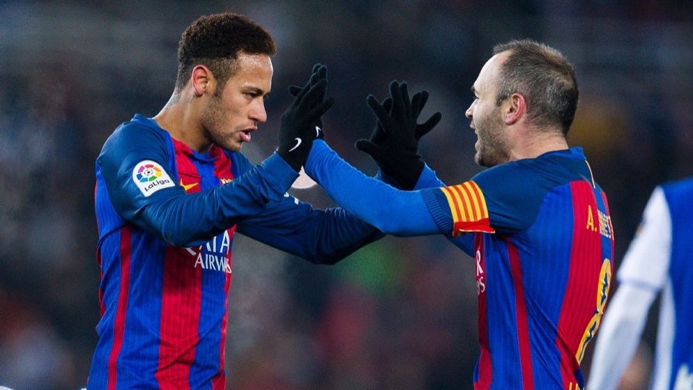 নেইমারের চোখে মিডফিল্ডে সেরা ইনিয়েস্তা