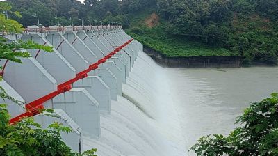 বিপৎসীমার উপরে কাপ্তাই হ্রদের পানি, ছাড়ার পরিমাণ বাড়ানো হয়েছে ৩ গুণ