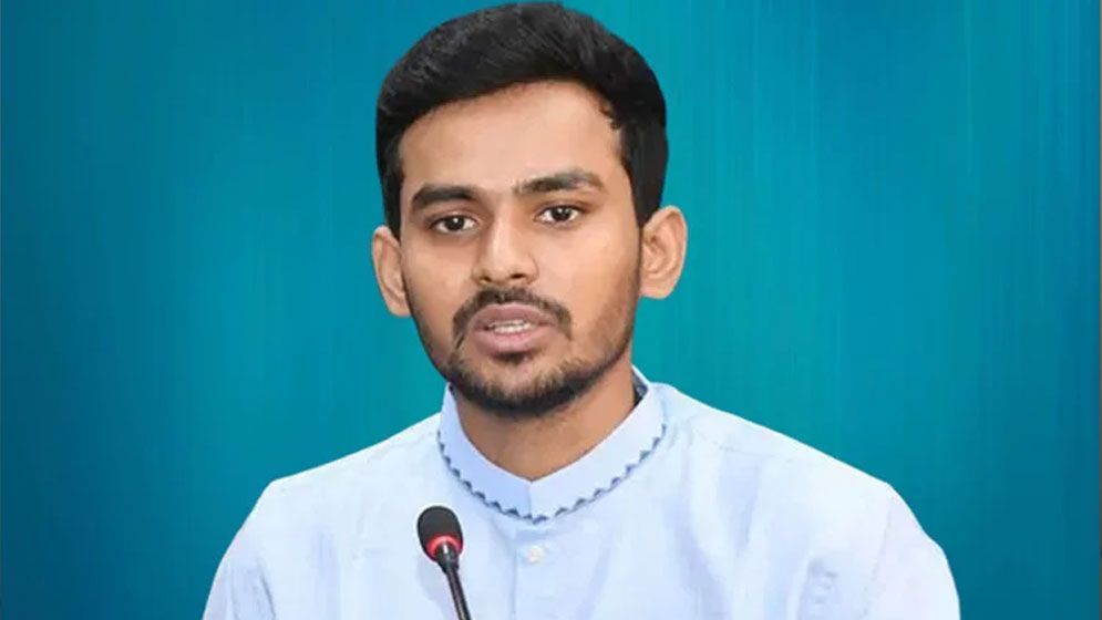 যুব ও ক্রীড়া মন্ত্রণালয়ের উপদেষ্টা আসিফ মাহমুদ সজীব ভুঁইয়া। ফাইল ছবি
