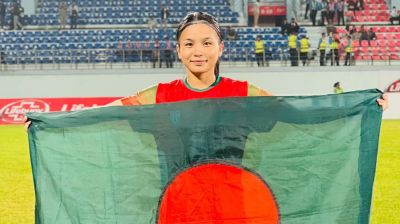 ফুটবলার ঋতুপর্ণার গ্রামে বাড়ি করে দেবে বিসিবি