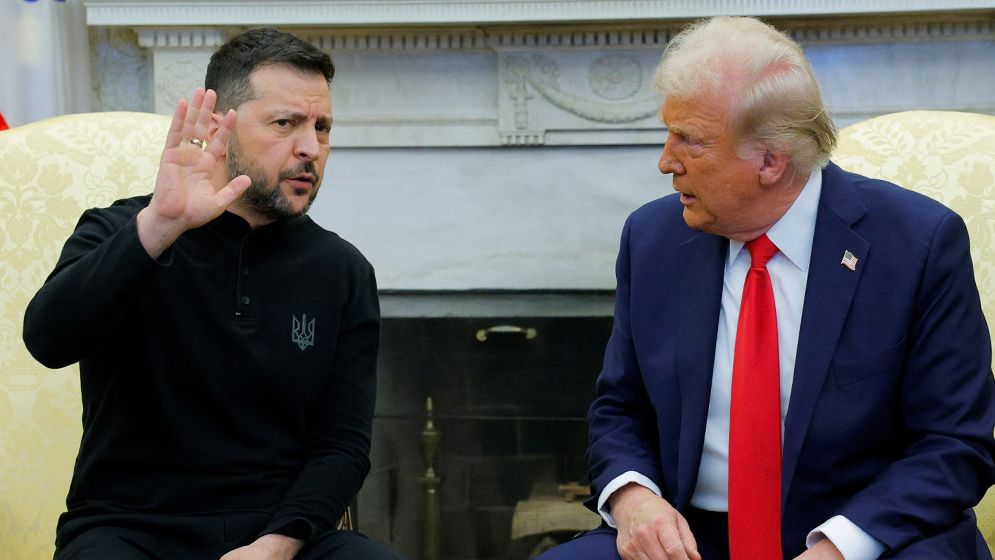 ট্রাম্পের সঙ্গে সোমবার বৈঠকে বসছেন জেলেনস্কি
