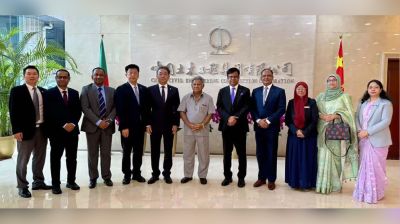 নৌপরিবহন উপদেষ্টার সঙ্গে চীনের সিসিইসিসির বৈঠক