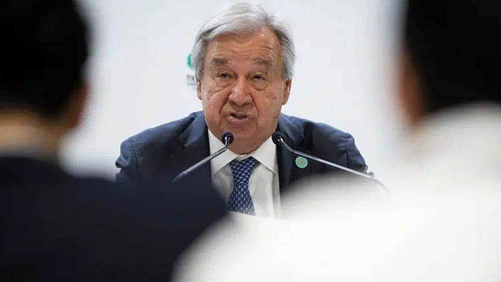 গাজায় দুর্ভিক্ষ নিয়ে জাতিসংঘ মহাসচিবের কড়া বার্তা