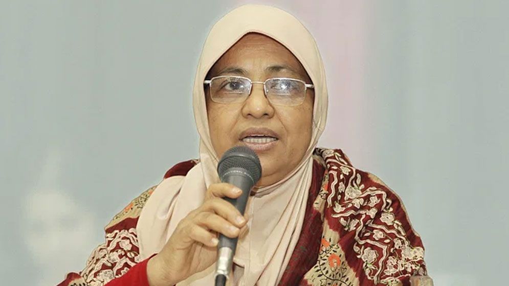 স্বাস্থ্য উপদেষ্টা নুরজাহান বেগম। ফাইল ছবি