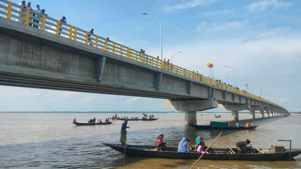 গাইবান্ধার সুন্দরগঞ্জের হরিপুরে মাওলানা ভাসানী তিস্তা সেতু। ছবি: সংগৃহীত