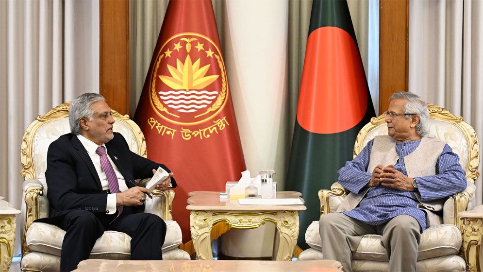 ড. ইউনূস-ইসহাক দারের বৈঠক, যেসব আলোচনা হলো